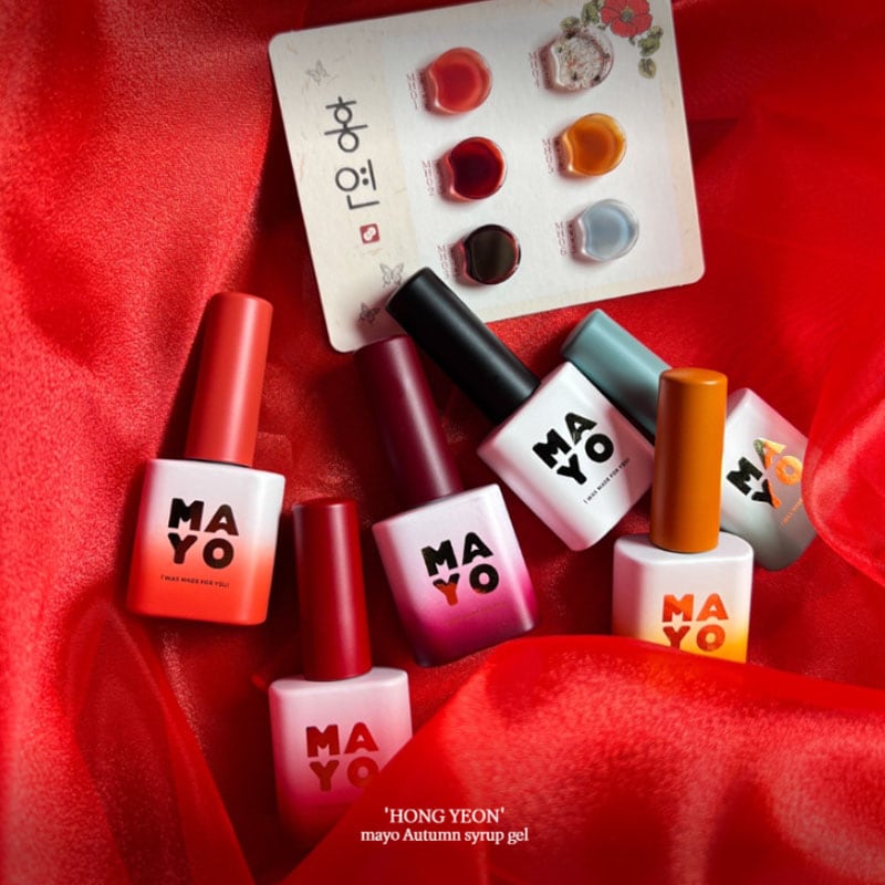 [MAYO] [HONG YEON] mayo Autumn syrup gel / シロップゼルネイル6色セット