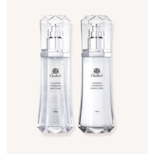 クレッドベルコラーゲンホワイトニングスキントナー100mlエッセンスローション100ml 2種スキンローションセット韓国Kビューティースキンケア学校軍隊寮学校空港出国