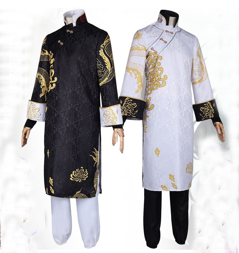 コスプレ変装仮装 衣装 アイデンティティ V 宿伞之魂ハロウイン 白黒無常