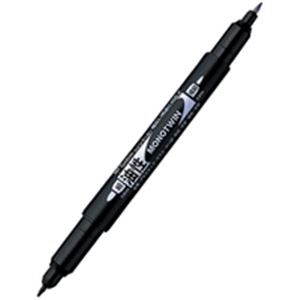 (業務用30セット) トンボ鉛筆 油性ペン/モノツイン (極細/黒) 10本入り 油性インク OS-TME33