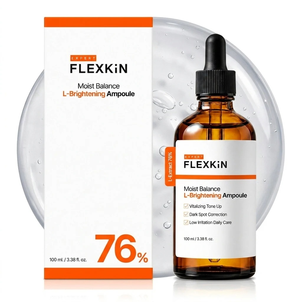 【全品10%OFF】モイストバランス L-ブライトニングアンプル 100ml l 韓国コスメ l レモン果実水 76% l トラネキサム酸 6% l Cica 5X Complex