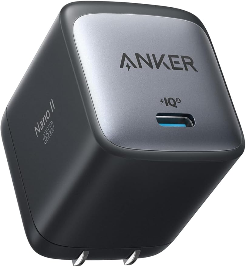 Anker Nano II 65W (PD 充電器 USB-C)【独自技術Anker GaN II採用/PD対応/PSE技術基準適