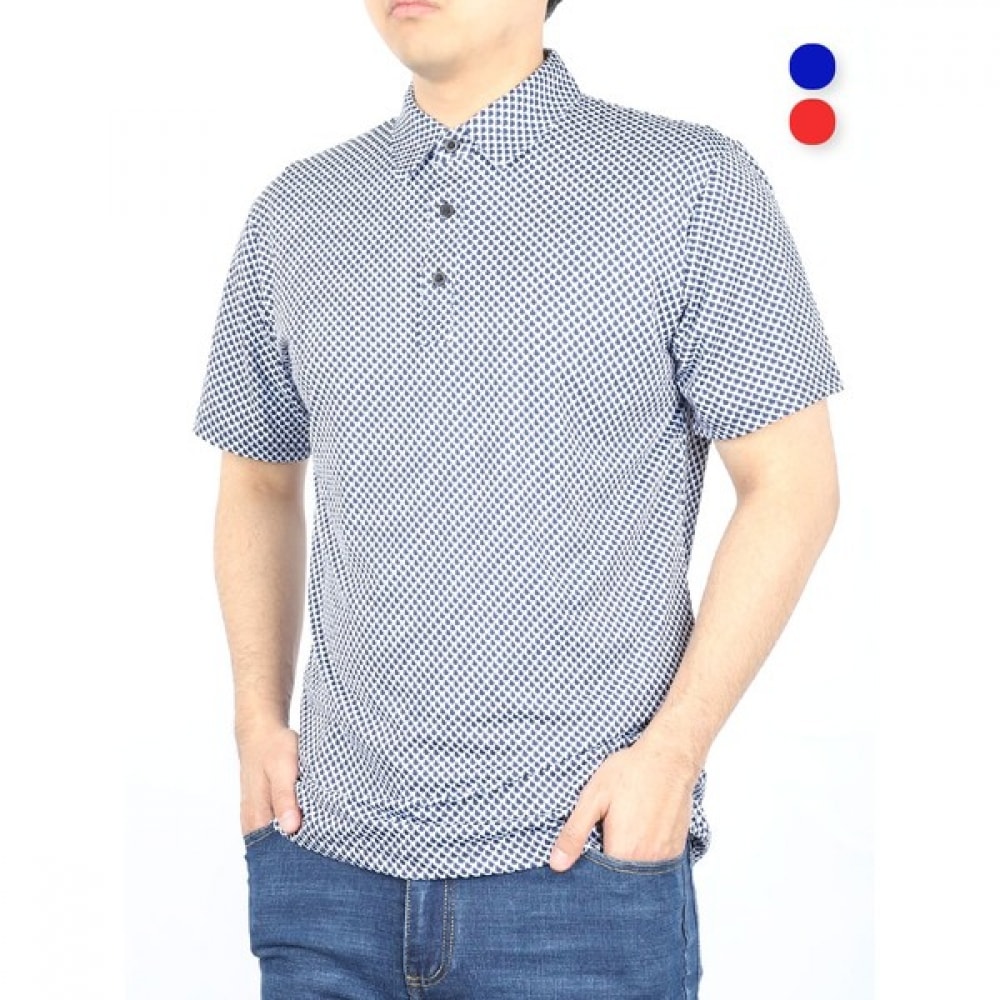 (ノーブルジーンズ) M 936カラー半袖TシャツメンズカラーTシャツサマーピケ 4ウェイスパンデックス半袖Tシャツ