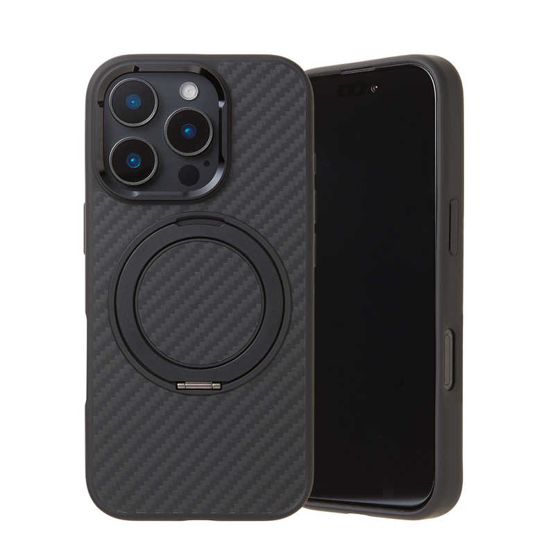 DEFF　DURO RING MASTER for iPhone 16 Pro(6.3インチ)　DCSIPD24MPMRBK