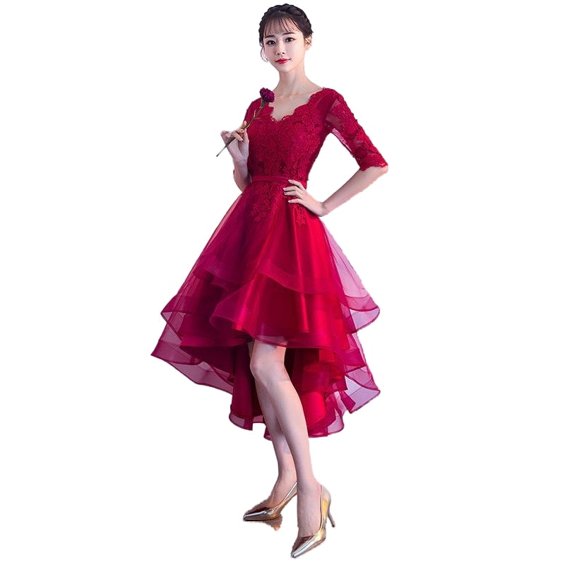 ロングドレス 演奏会 結婚式 ドレス チュール レース マキシ丈 パーティードレス フォーマル パーティドレス ピアノ 発表会 二次会 ウェディング 花嫁003-435