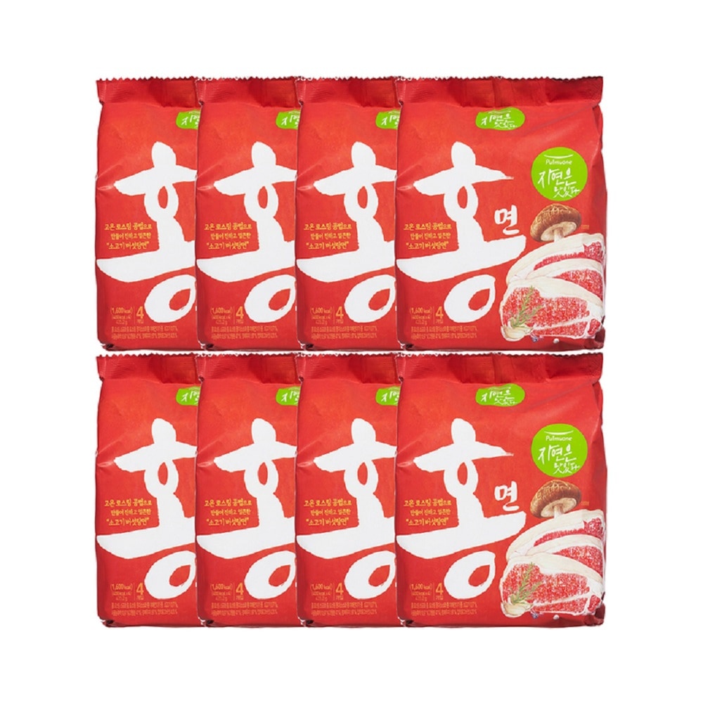 韓国-KFOOD-K MEAL-プルムウォン 自然はおいしい 紅面 108.8g x 4 x