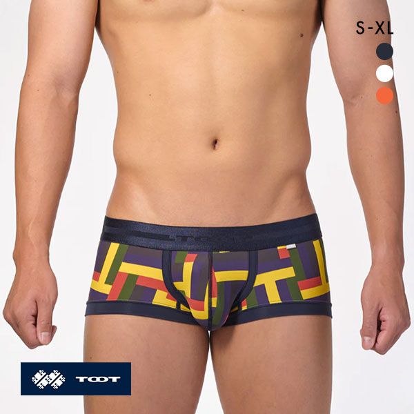 トゥート TOOT マルチブロック ウルトラマイクロボクサーパンツ ローライズ メンズ 前とじ CB