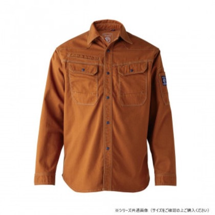 イーブンリバー フレイムレジスタントシャツ ブリックレッド(22) サイズ:LL SR7006