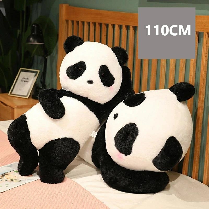 110cm ぬいぐるみ クッション 抱き枕 癒しグッズ 置物 御祝い 彼女に ふわふわで癒される 柔らか 心地いい ギフト お誕生日 クリスマス panda パンダ 子供 おもちゃ 面白い可愛い 動物