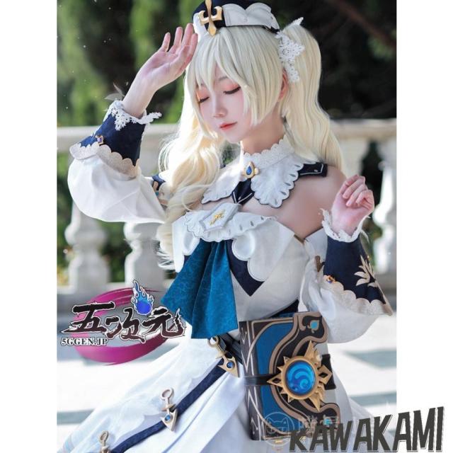 猫屋小舗　原神　コスプレ　バーバラ　衣装セット　ウィッグ　靴　追加可
