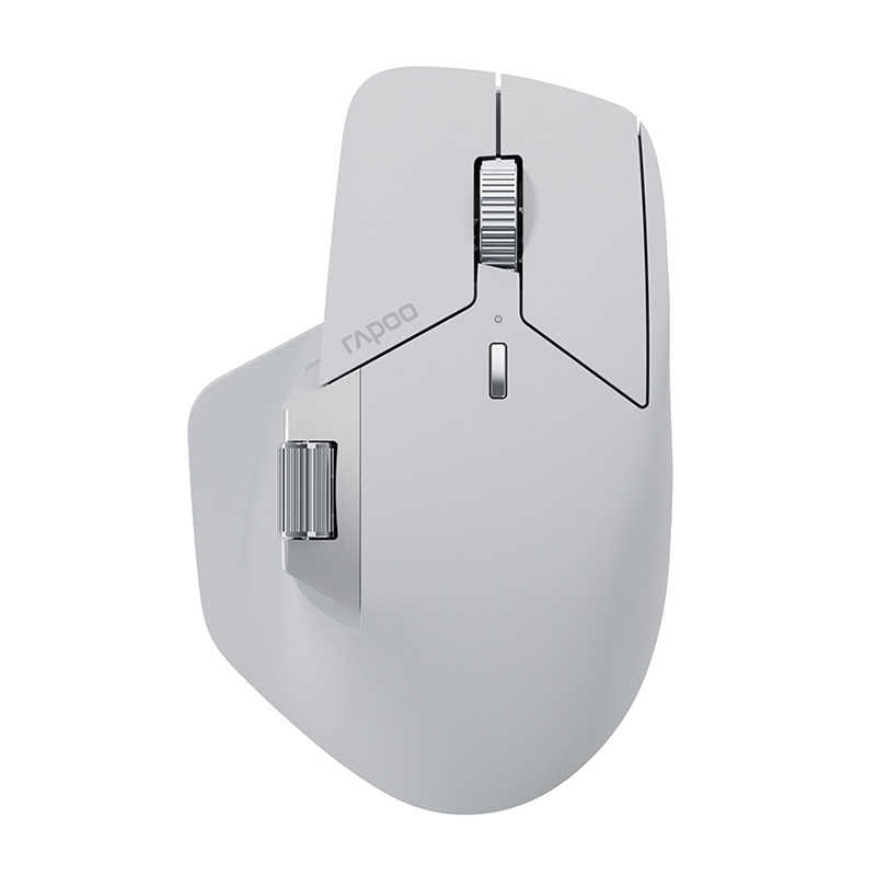 UNIQ　マウス rapoo [無線(ワイヤレス) /9ボタン /Bluetooth・USB] グレー　MT760L-GR