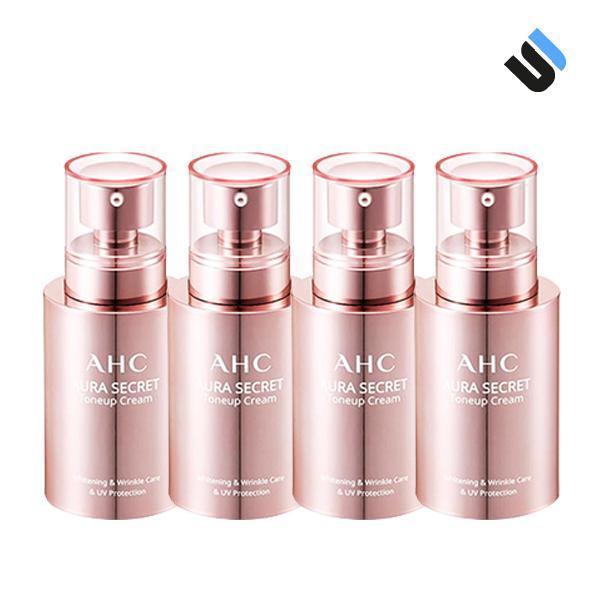 AHC シークレットオーラ トーンアップクリーム 50g 4個