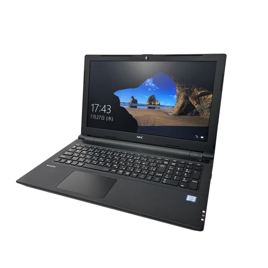 中古】第7世代Corei3 メモリ8GB SSD120GB VersaProVRL23 Windows11 MicrosoftOffice2021 カメラ DVDマルチ テンキー 15型