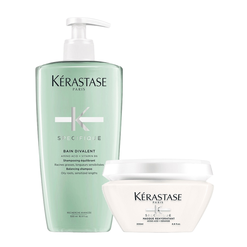 [チソン頭皮用2STEPケア]ケラスターゼ バンディバロンシャンプー500ml+ディバロンヘアマスク200ml