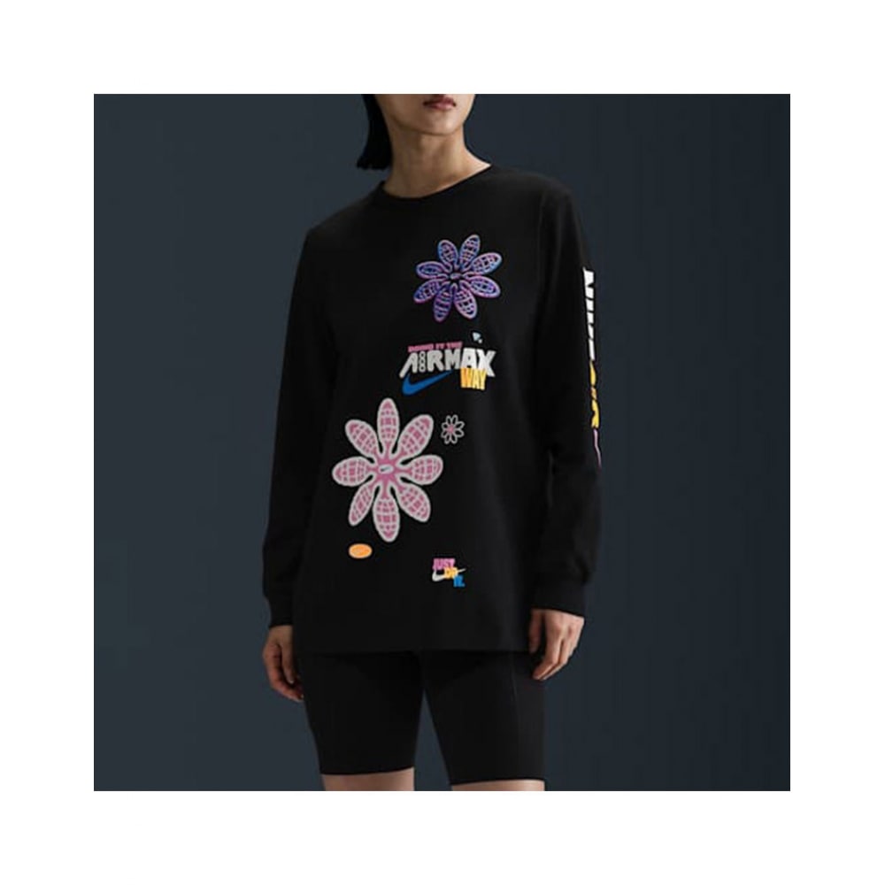 ナイキ W ルーズ 長袖 グラフィック Tシャツ HF9530-010 7,969円