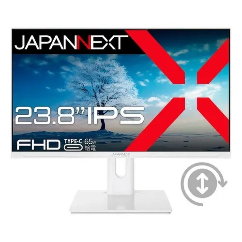 JAPANNEXT JN-IPS238F-HC6-W 23.8型 IPSパネル フルHD液晶ディスプレイ ホワイト 17,447円