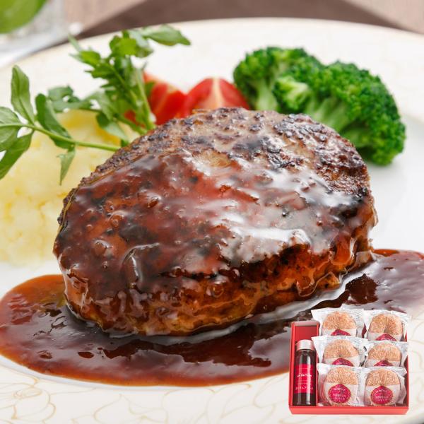 東京 ラ ベットラ ダ オチアイ 落合務監修牛肉100％ハンバーグと黒トリュフソース SISK