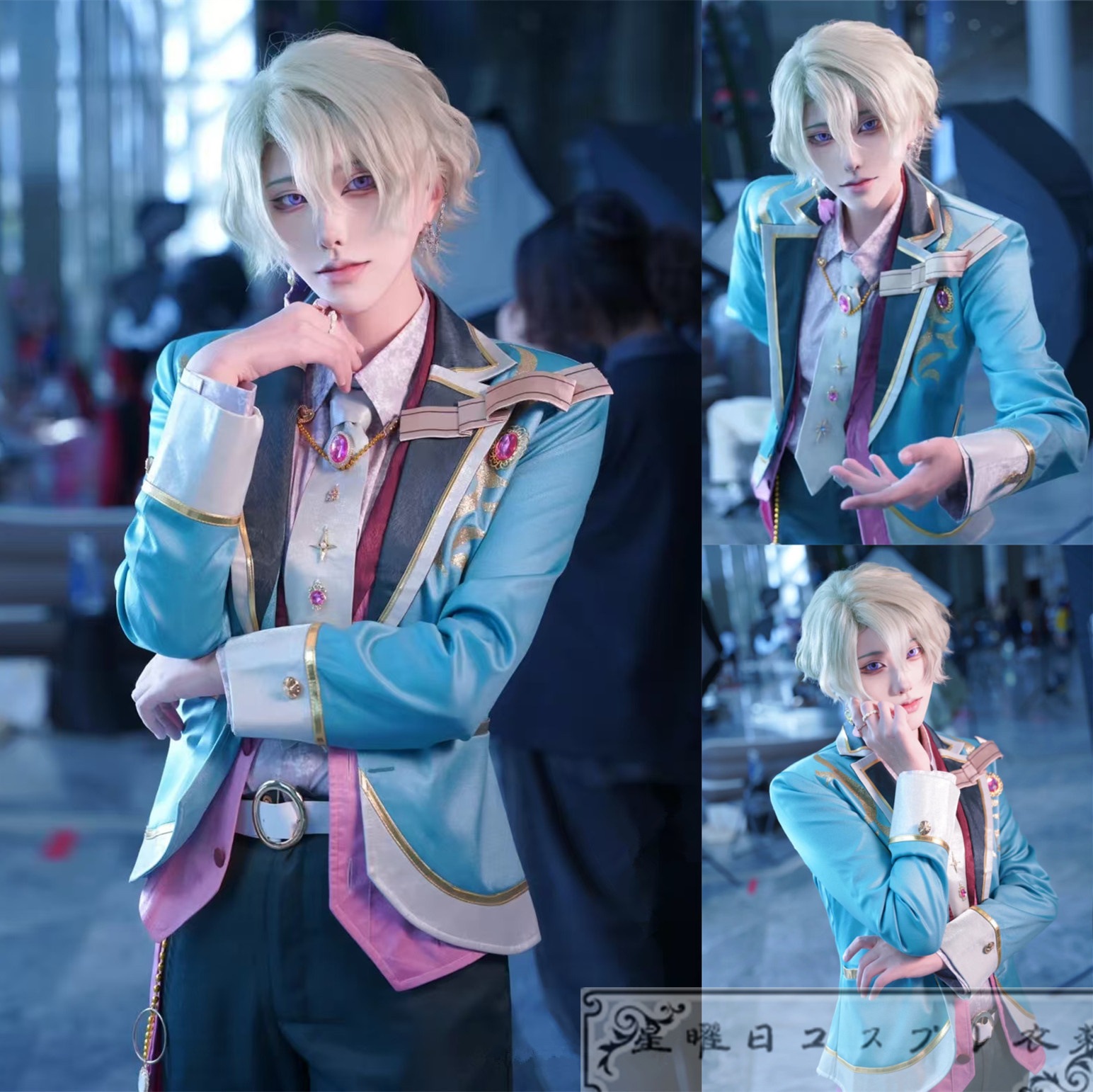 ES あんさんぶるスターズ ショコラ 格別な一粒Rouge&Ruby 漣ジュン 巴日和 コスプレ衣装 コスチューム