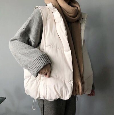 秋冬新品ダウンベストレディースアウター中綿入り防寒着あたっか 軽量ダウンコートダウンジャケット05 5,188円