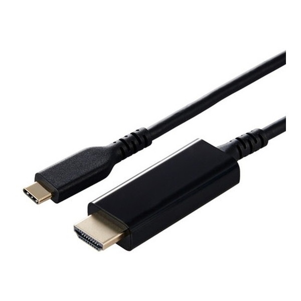 MPA-CHDMIS30BK2 ブラック USB Type-C 変換ケーブル 3m TypeC to HDMI 4K 60Hz 高耐久 マルチディスプレイ ミラーリング メーカー直送