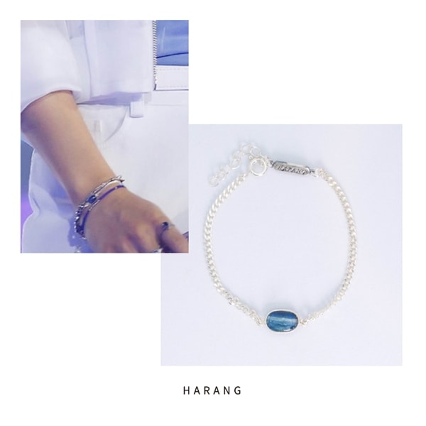 【BTS JIMIN着用】 HARANG HR 248B Bracelet アイオライト ブルーカラー