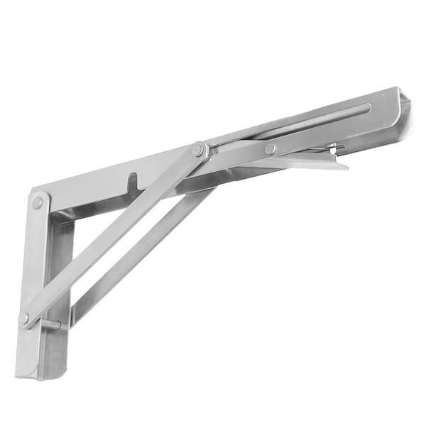 清水 ステンレスワンタッチ式折りたたみ棚受 SH-TFL250SUS