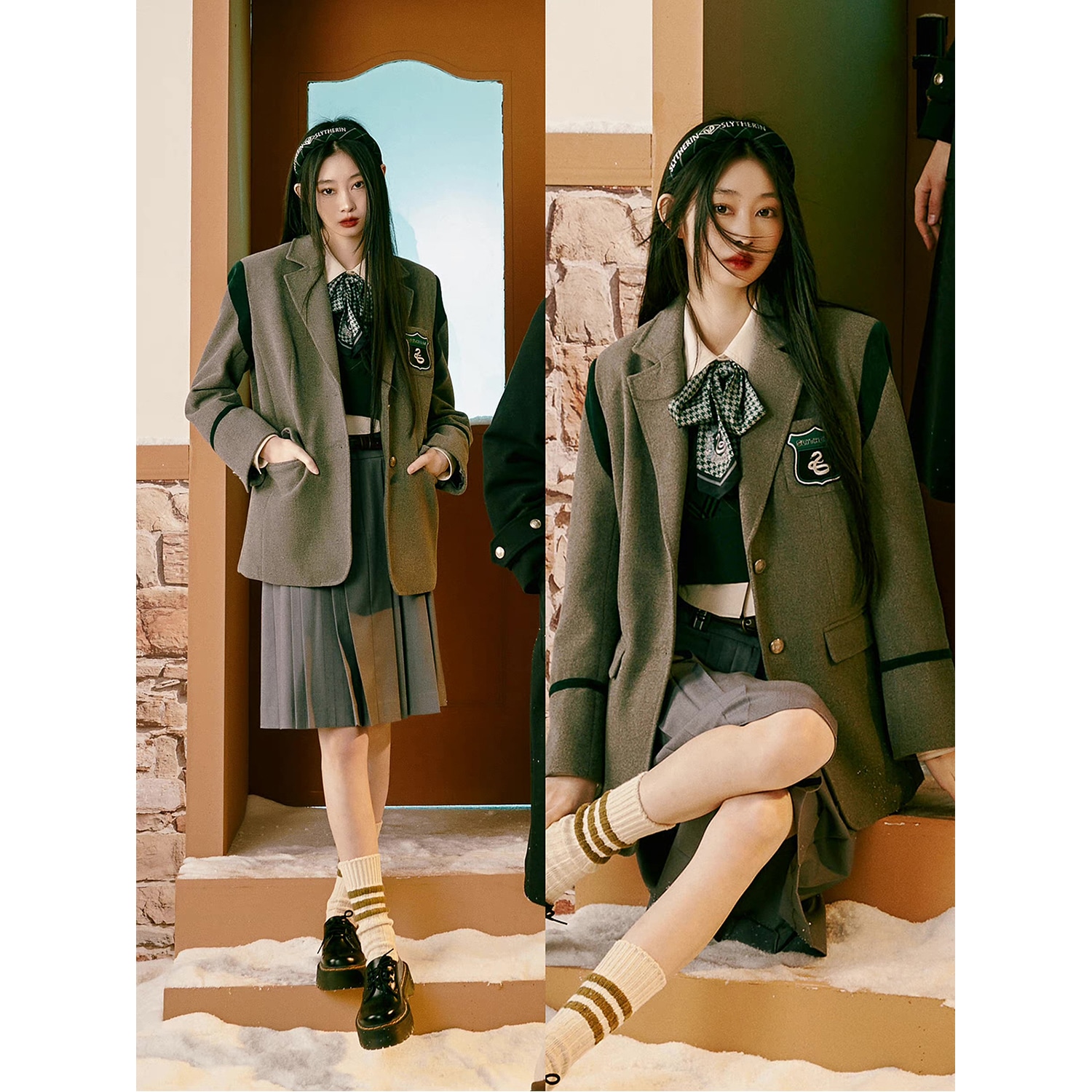 北鎮記念館 第七師団風衣装 自衛隊ベア 金カム