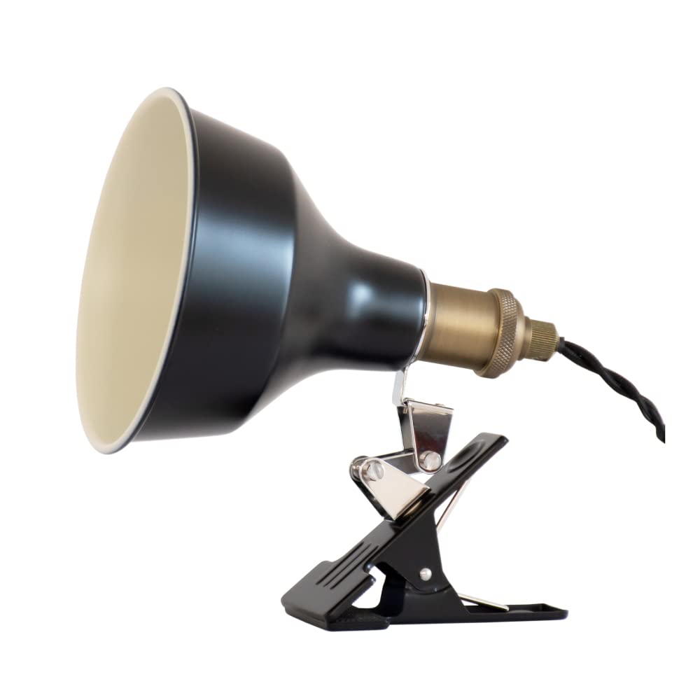 Ampoule クリップライト 照明 おしゃれ デスクライト E17 1灯 照明器具 間接照明 電球別売 ブラック ゴールド LED スポットライト kucca クッカ クリップライト