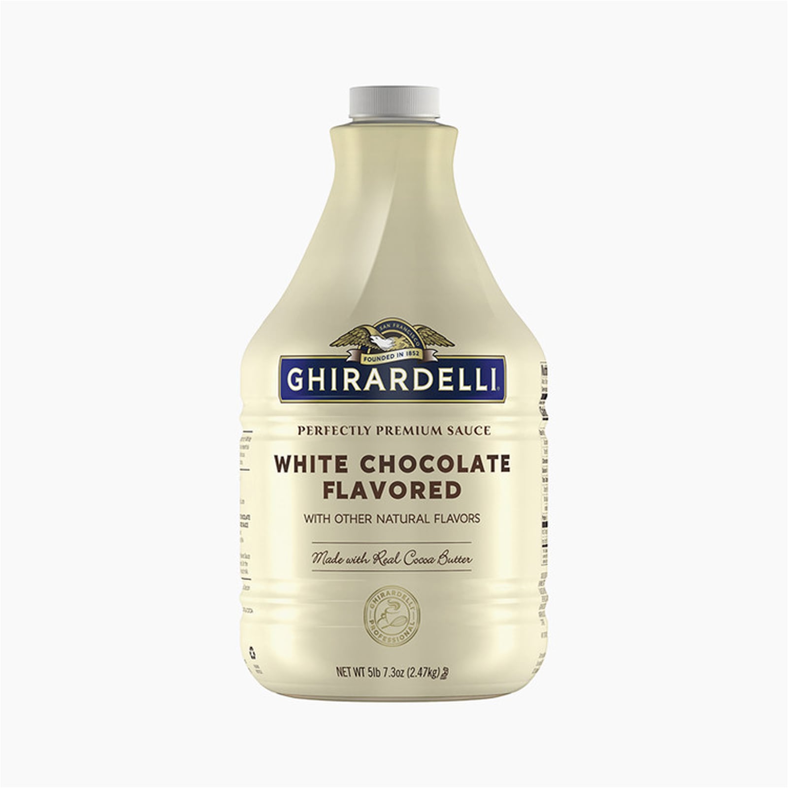 GHIRARDELLI White Chocolate Flavored Sauce 2.47kg X 1個