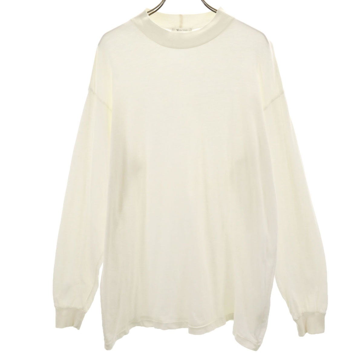 Y’s for men ワイズフォーメン 日本製 長袖 Tシャツ ホワイト ロンT ヨウジヤマモト メンズ 古着