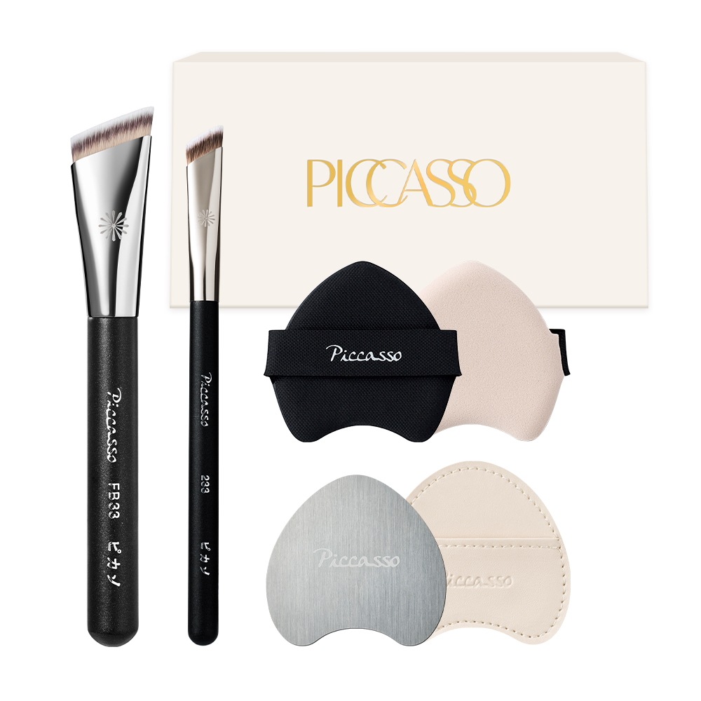 [ピカソ] タッピングカバー3種ベースセット(FB33+233+パフ+ミキシングパレット贈呈)