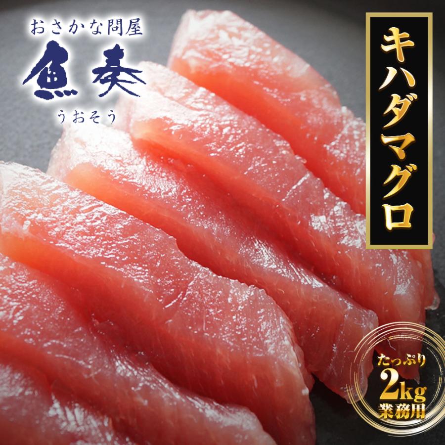 まぐろ 2kg お造り用 マグロ 短冊 鮪 まぐろ キハダ 黄肌鮪 きはだ 訳あり 生食用 太平洋 業務用 メガ盛り