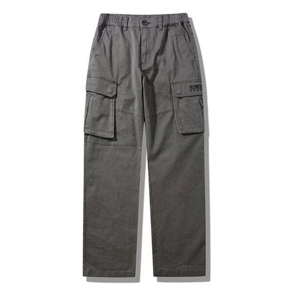 アウトポケット スリムフィット バギーパンツ JQ1PTU701KH