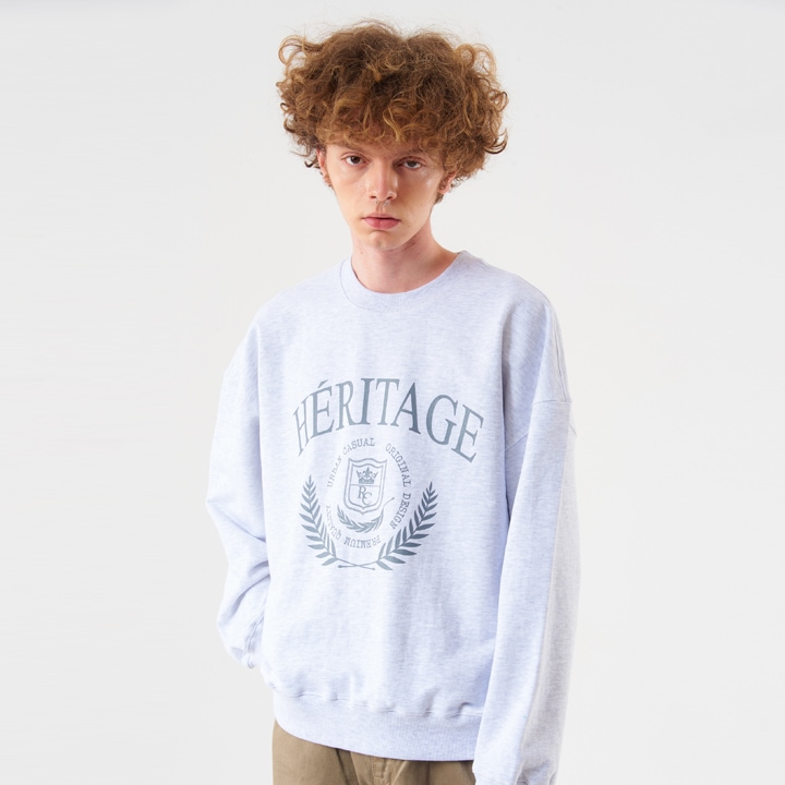 [M] Heritage Sweatshirts Light melange