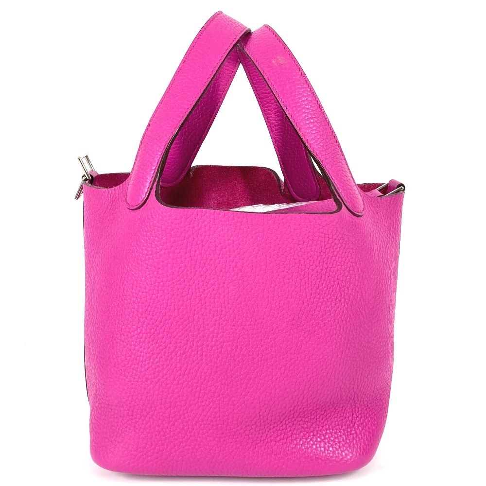 ハンドバッグ ピコタンロックPM ピコタンロック PM カバン トートバッグ トリヨンクレマンス マグノリア ピンク