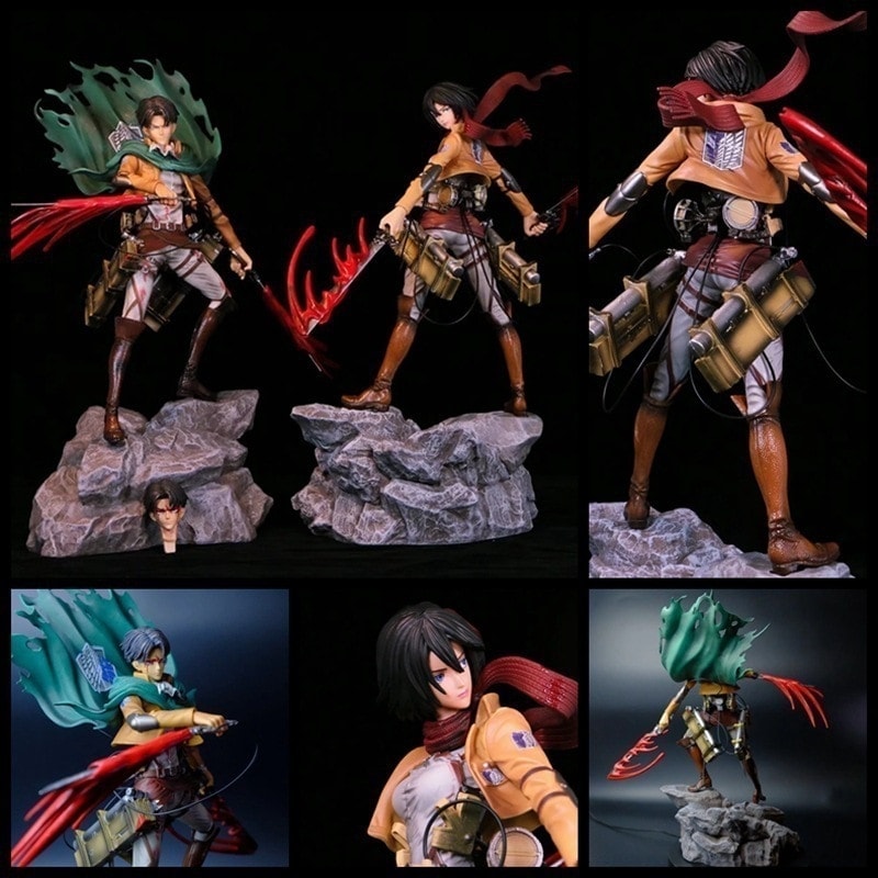 【急速出荷!】進撃の巨人 GK リヴァイ アッカーマン グッドタイム ミカサ 双頭の鷲 箱入りフィギュア 4,924円