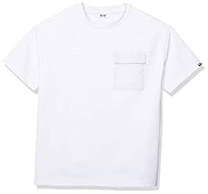 有名な高級ブランド [エーグル] CUT&SEWN (日本サイズM相当) 00M 日本 ホワイト レディース ポケットTシャツ サメラ UVカット プリント・柄ワンピ