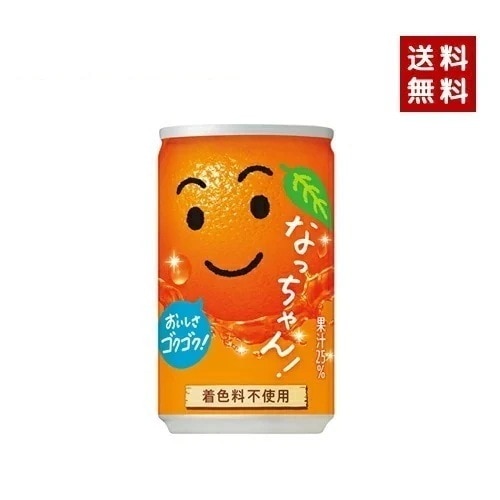【即納】サントリ ー なっちゃんオレンジ160ｇ 缶 2ケース 60本入【4901777118096-sbs2】