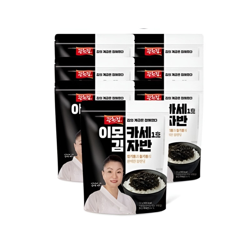 【ネットフリックス黒白料理家】イモカセ 光天 韓国ふりかけ海苔 1号 50g×7袋 ふりかけ海苔 ごま油香る韓国海苔フレーク キムジャバン