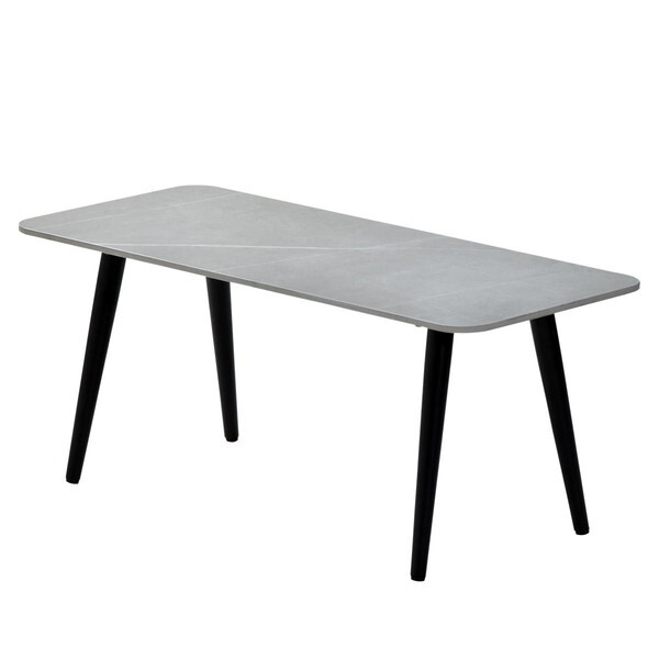 B.Bファニシング LUTB0276CELGY ライトグレー LUCY センターテーブル メーカー直送