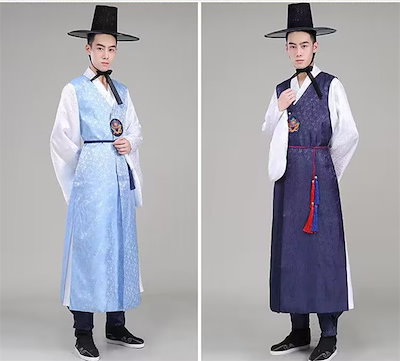Qoo10] 韓国 男性 伝統 民族 衣装男 長袍 ド : メンズファッション