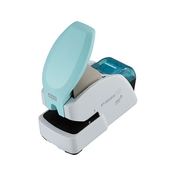 MAX マックス 紙針ホッチキス P-KISS 抗菌モデル PH-10DS/AB PH90008