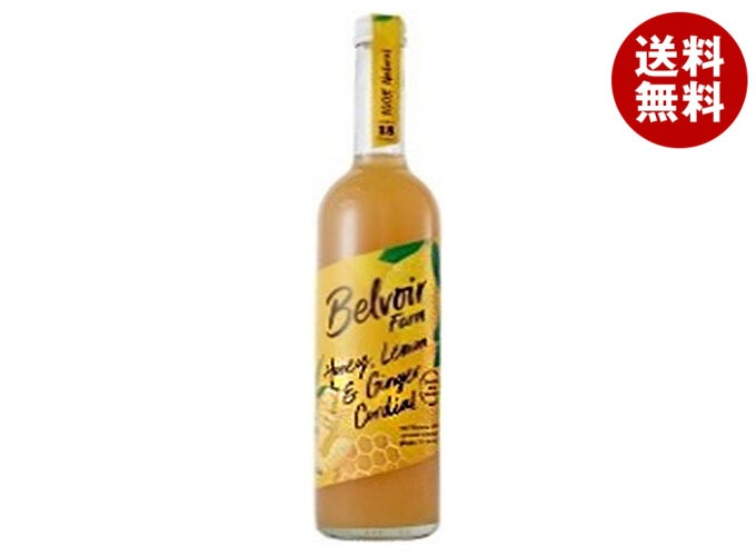 ユウキ食品 コーディアル ハニーレモン&ジンジャー 500ml瓶＊6本入