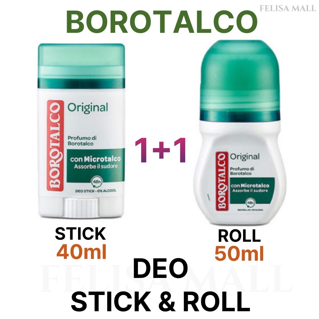 [BOROTALCO]【1+1】オリジナルDEO STICK & ROOL オリジナルデオスティック・ロール デオドラント