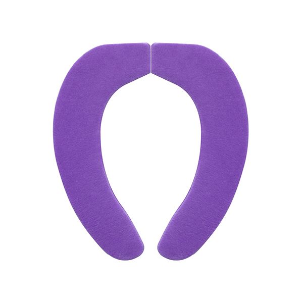 （まとめ） サンコーおくだけ吸着 HOKAテックベンザシート バイオレット KF-68 1組 [x5セット]