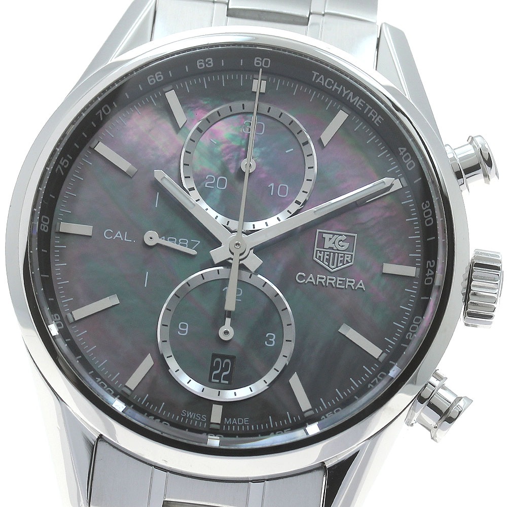 タグホイヤー TAG HEUER CAR211D カレラ 1887 クロノグラフ 日本限定 自動巻き メンズ 美品 _871364【中古】 292,300円