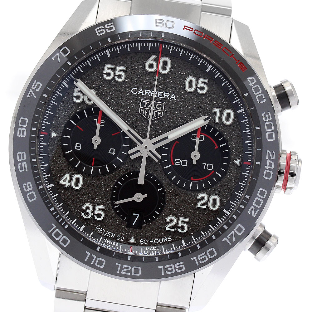 タグホイヤー TAG HEUER CBN2A1F カレラ キャリバー ホイヤー02 ポルシェスペシャルエディション 自動巻き 良品 箱・保証書付_879110【中古】
