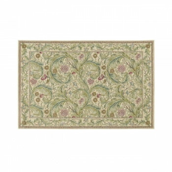 川島織物セルコン Morris Design Studio レスターアカンサス マット 約60x90cmFH1710A BE ベージュ