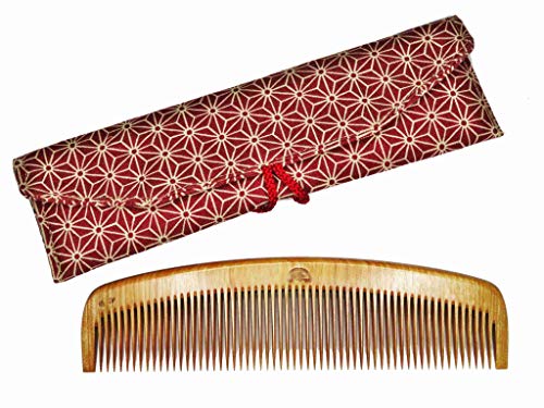 みねばり櫛*日本のつげ櫛職人が作りました*解櫛５寸 (普通歯)