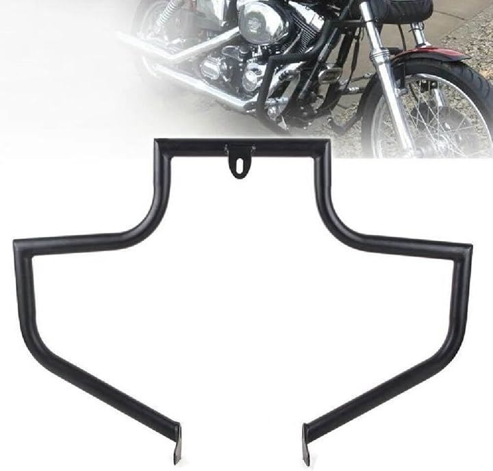 ハーレー/harley ソフテイル ファットボーイ クラシック エンジンガード クラッシュバー FLST FLSTC FLSTS FLSTFBS FLSTSB FLSTSE(ブラック)